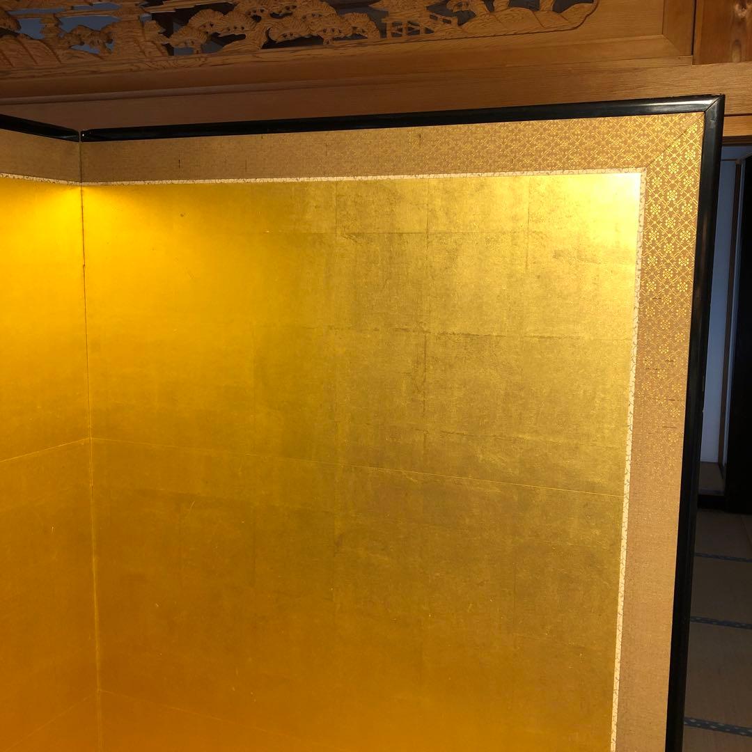 特大　金屏風