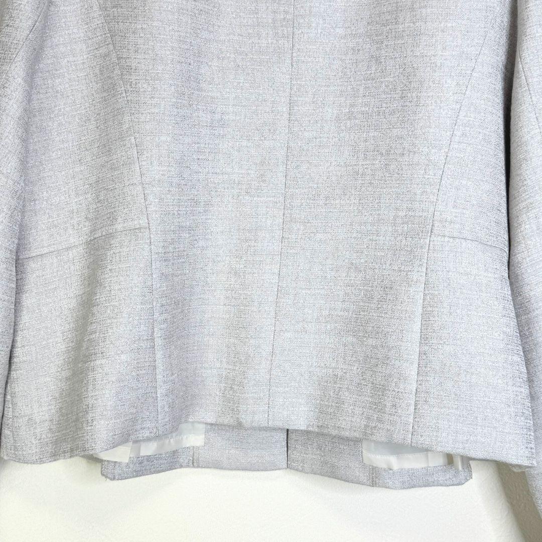 【タグ付き】リファンネ大きいサイズ ファンシーツイードジャケット