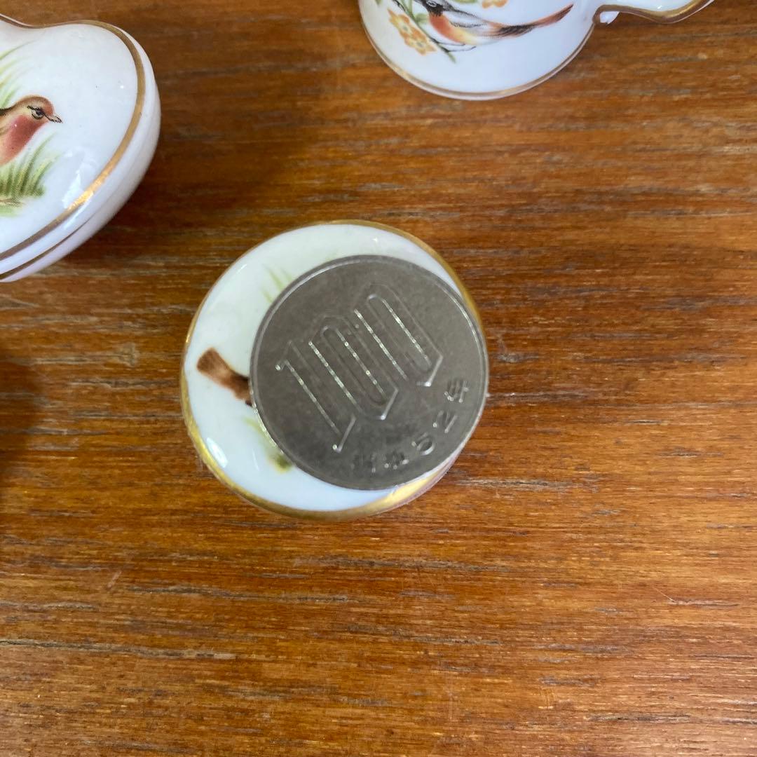 英国　スポード バード　野鳥　ミニチュア　ロビン　6点セット　箱無し