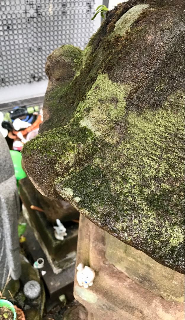 【天然石・春日灯篭・茶庭灯篭・坪庭灯篭】庭石オブジェ箱庭造園ガーデニング苔庭燈籠