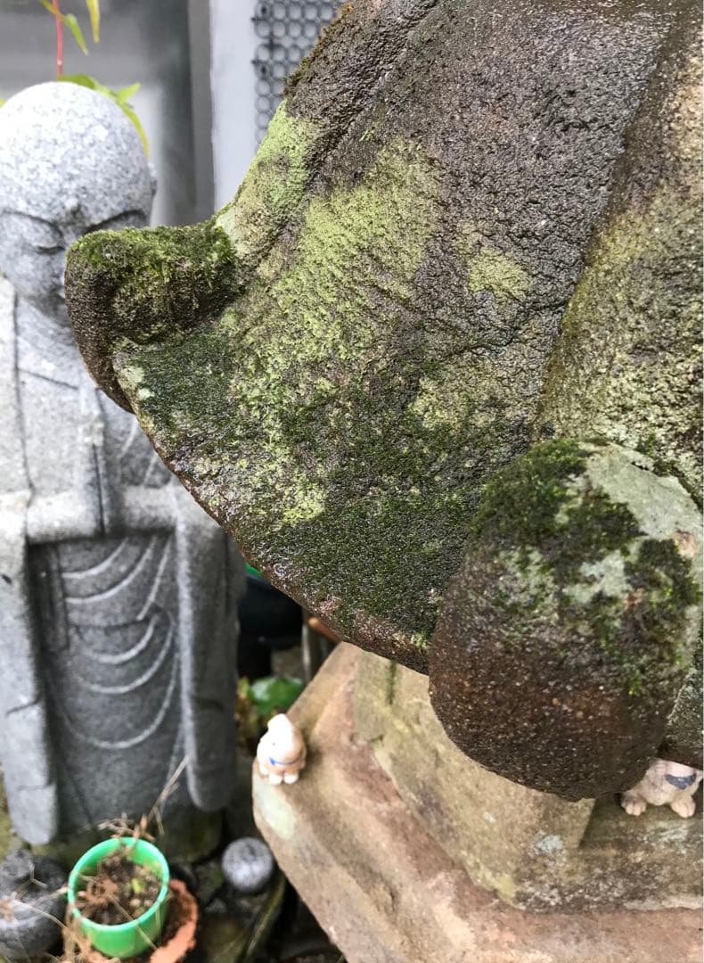 【天然石・春日灯篭・茶庭灯篭・坪庭灯篭】庭石オブジェ箱庭造園ガーデニング苔庭燈籠