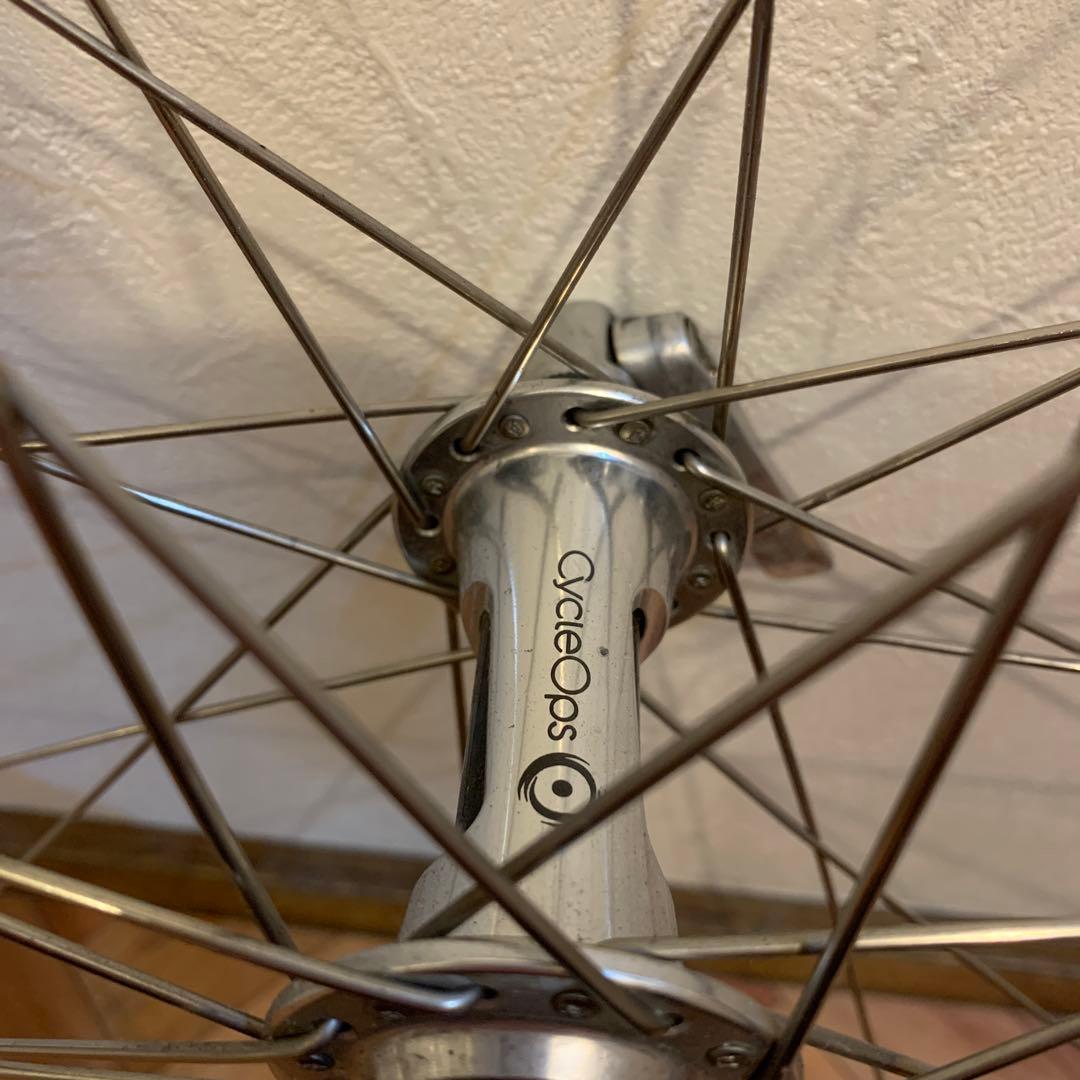 Mavic open pro 32h フロントホイール Cycleopsハブ