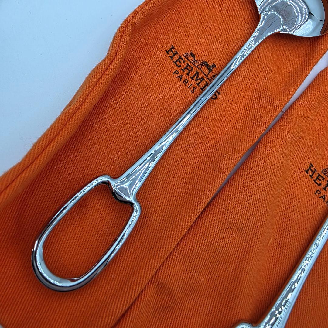 HERMES　アトラージュ　サラダサービングスプーン　フォーク　セット