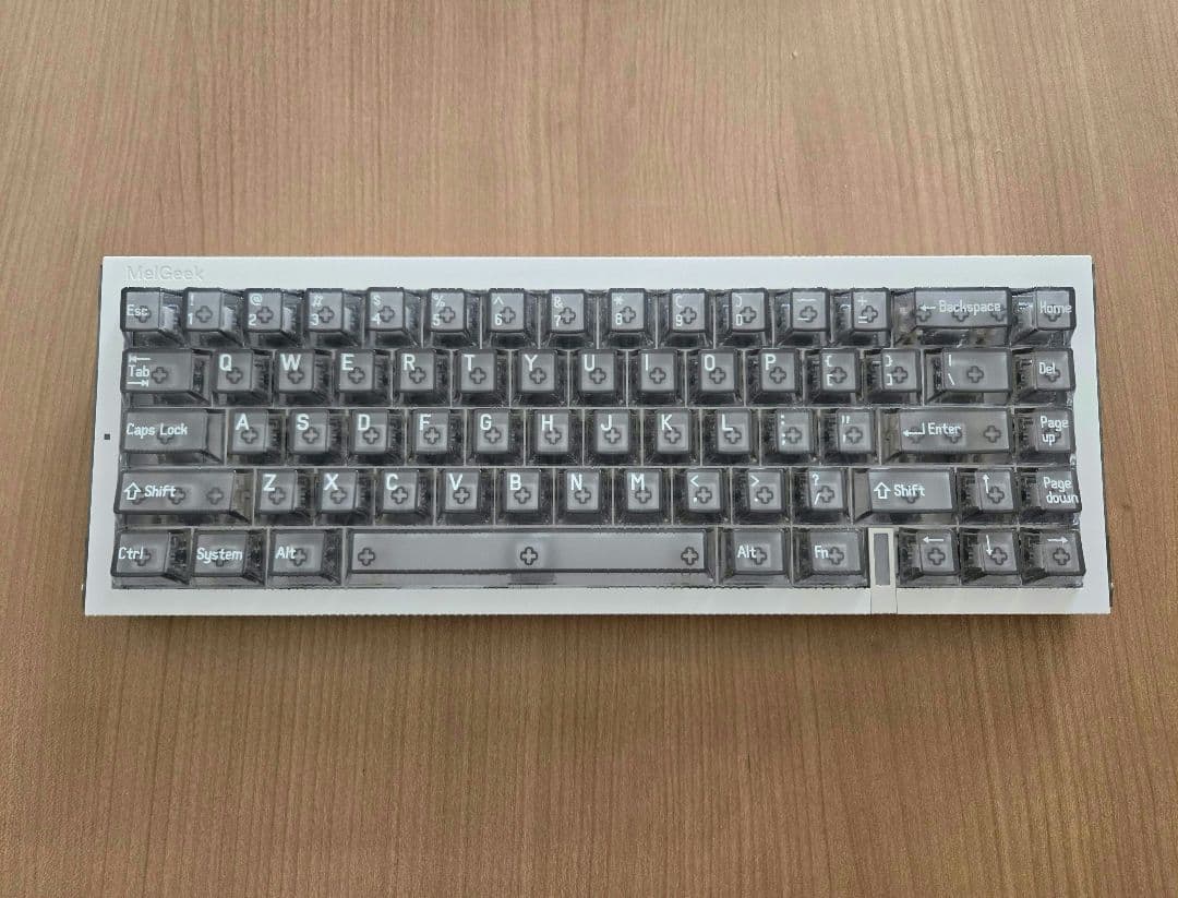 【美品】MelGeek REAL67 Calcium-Gray キーボード