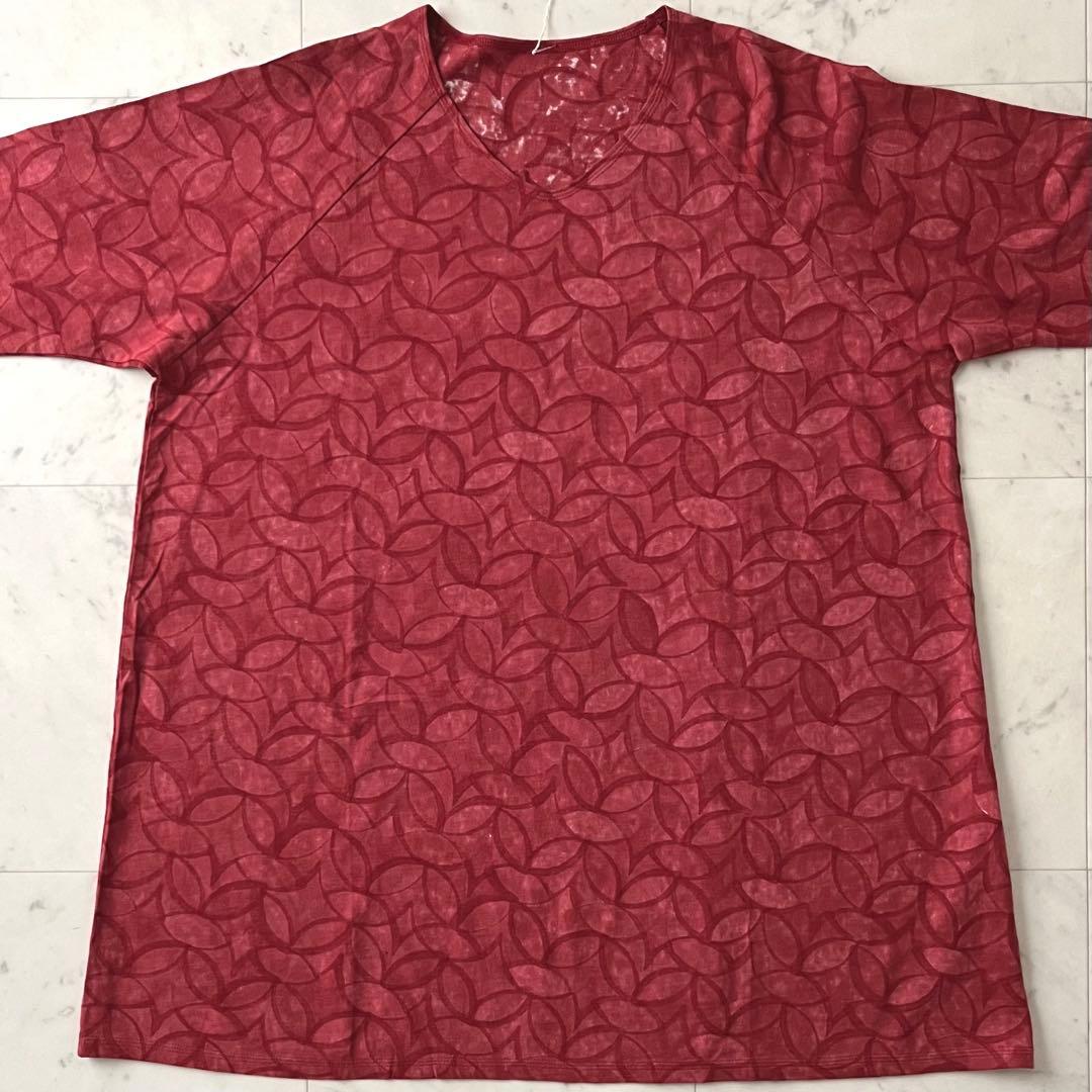 定価3万＊タグ付未使用 ババグーリ コットンリネンチュニックワンピース M 総柄