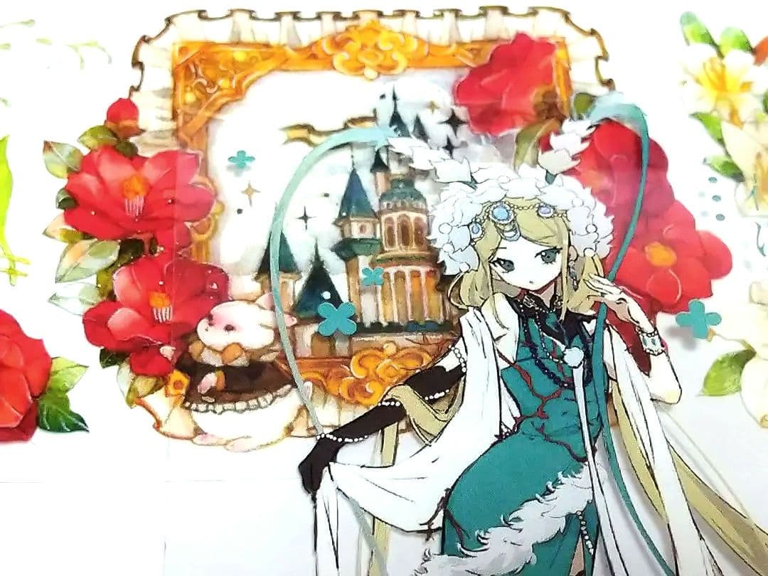 S20＃梦游花之镜(PET)MOODTAPE切り売り海外装飾マステ