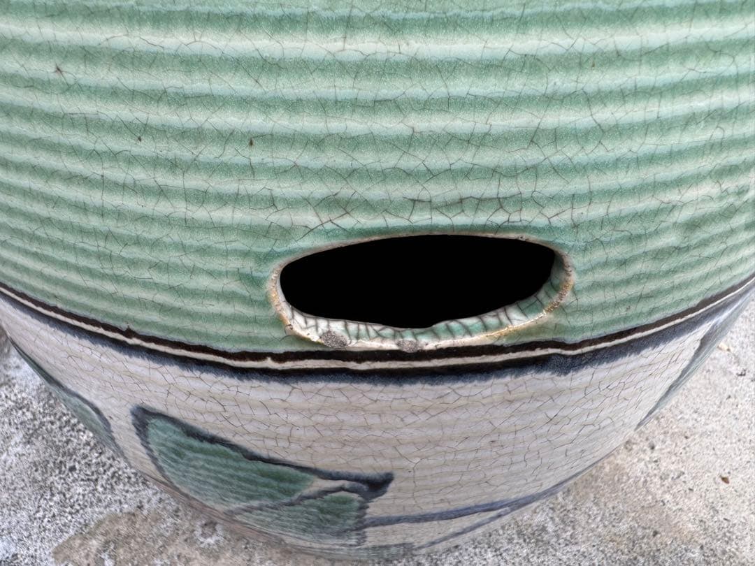 【ゆでたまご】陶器製 ガーデンテーブル×1 椅子×4