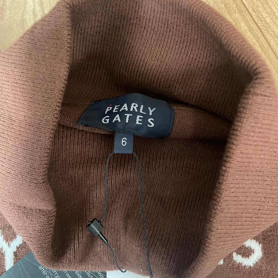 かじ【新品】PEARLY GATES モックネック セーター ニット