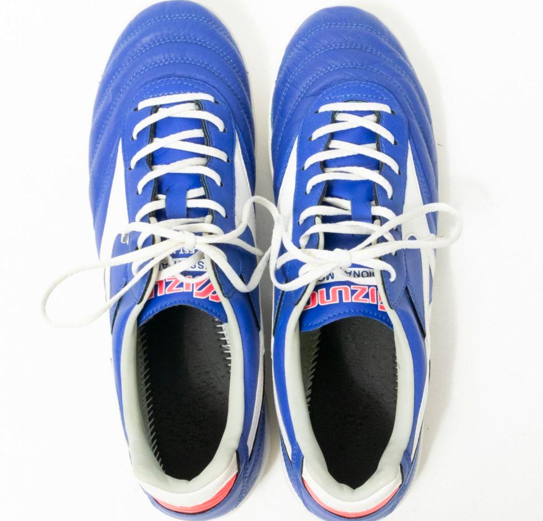 限定モデル！ミズノ トレーニングシューズ モレリア TF ブルー 27.5