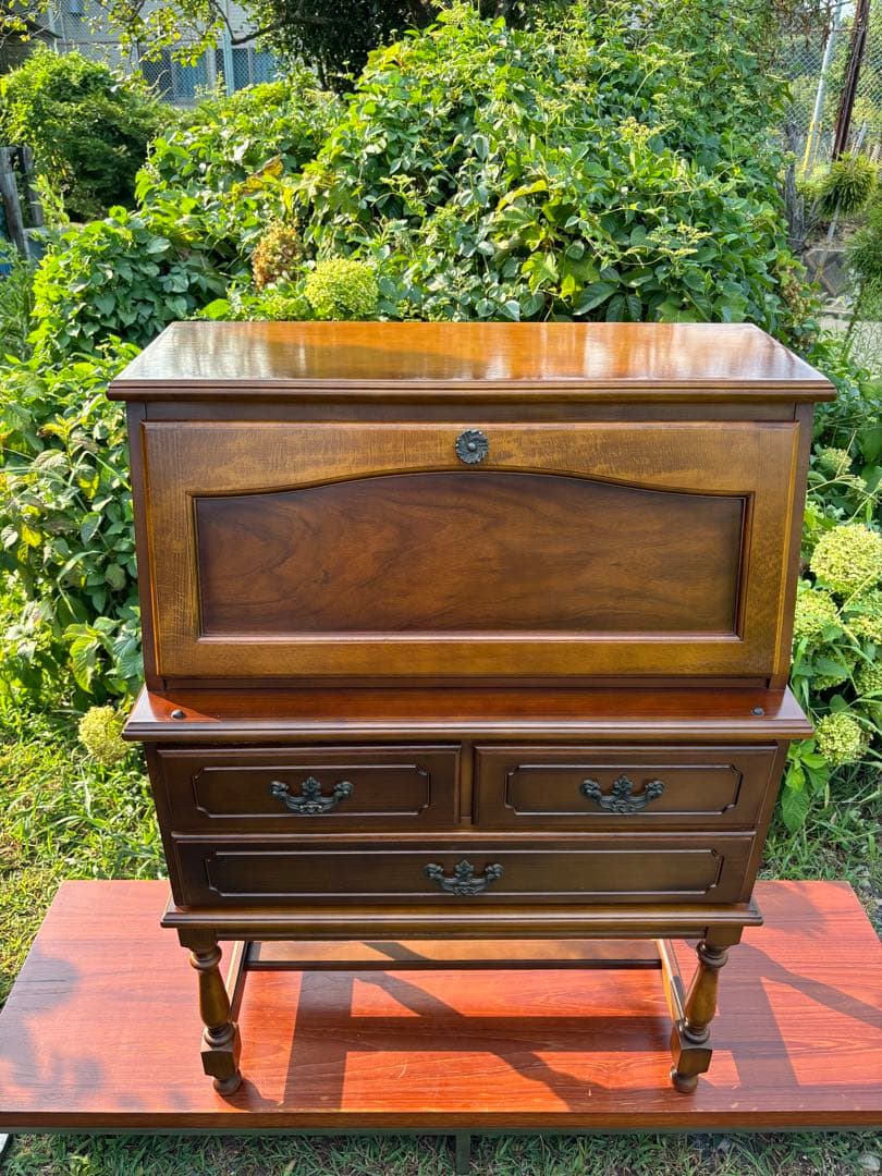 karimoku カリモク コロニアル　ライティングビューロー　ビンテージ