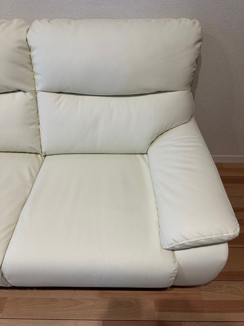 【ちはる】2人用ソファ　傷・汚れに強い合成皮革　Nシード ソファ