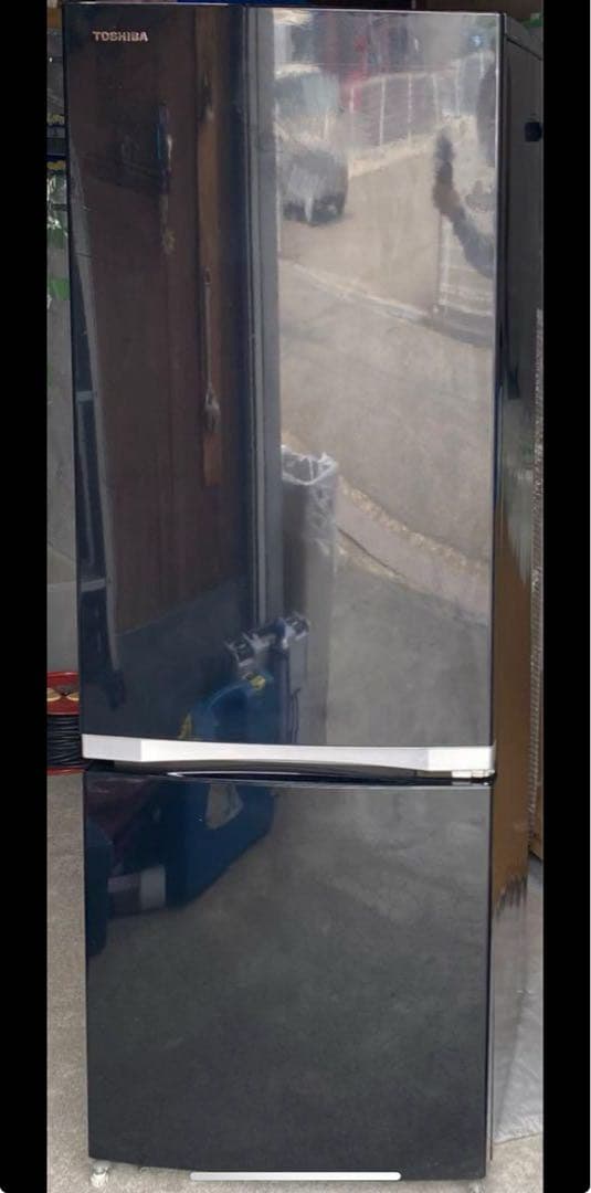 東芝　ノンフロン冷凍冷蔵庫　GR-M17BS(K) 2017年製　171L