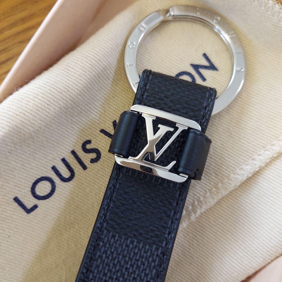 美品✨Louis Vuitton レザー キーホルダー キーリング ドラゴンヌ