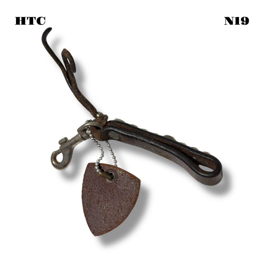 ★限定出品★ HTC レザー スタッズ キーリング キーホルダー ベルト ループ