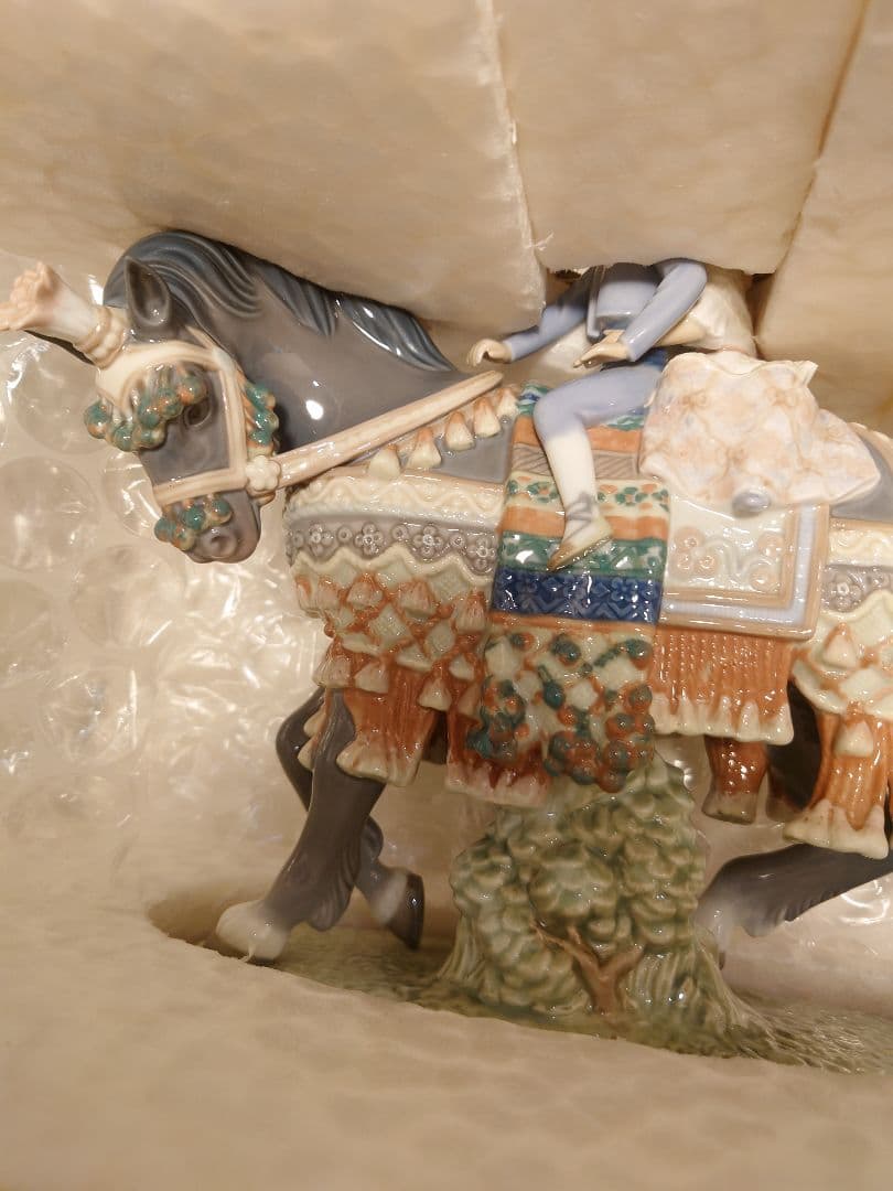 馬に乗る少年と少女 リヤドロ