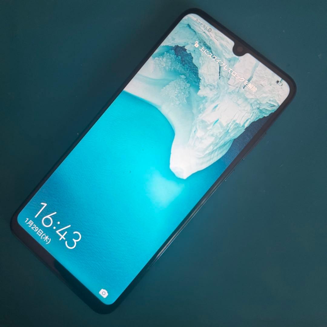 かなり綺麗　HUAWEI P30 Lite ブルー 本体