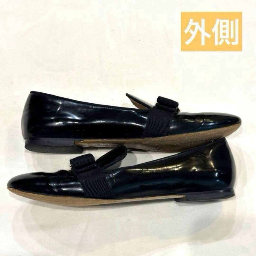 Ferragamo リボン フラットシューズ