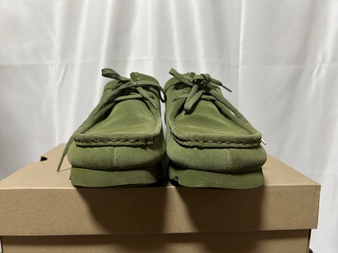 靴 Clarks WALLABEE GTX LODEN GREEN 28cm