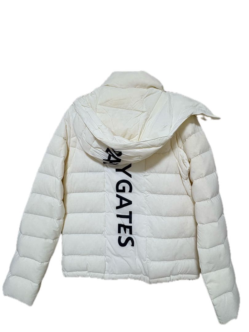 パーリーゲイツ 2way ダウンジャケット ダウンベスト 白　サイズ0