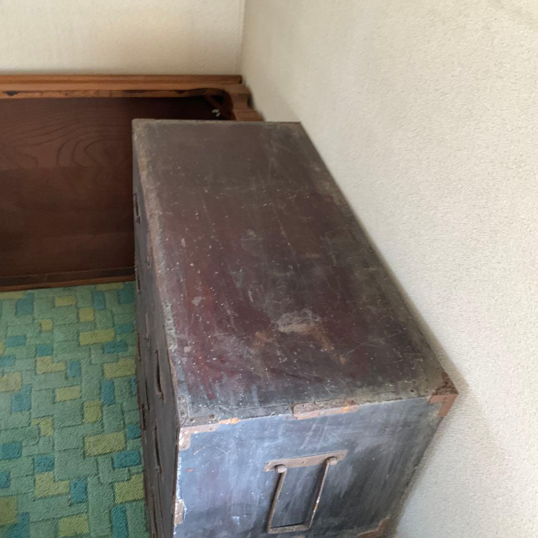 昭和家具　　木製 5段箪笥 ダークブラウン　16