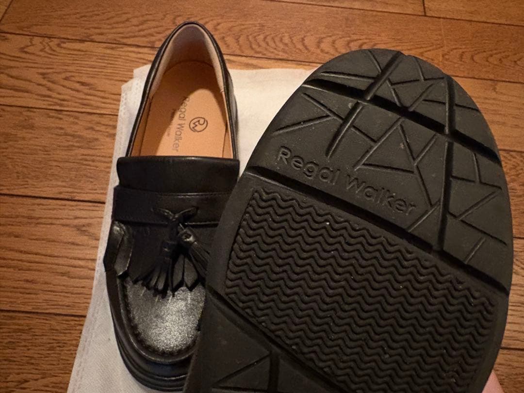 【2025.10購入】Regal Walker黒 フリンジローファー 24.0㎝