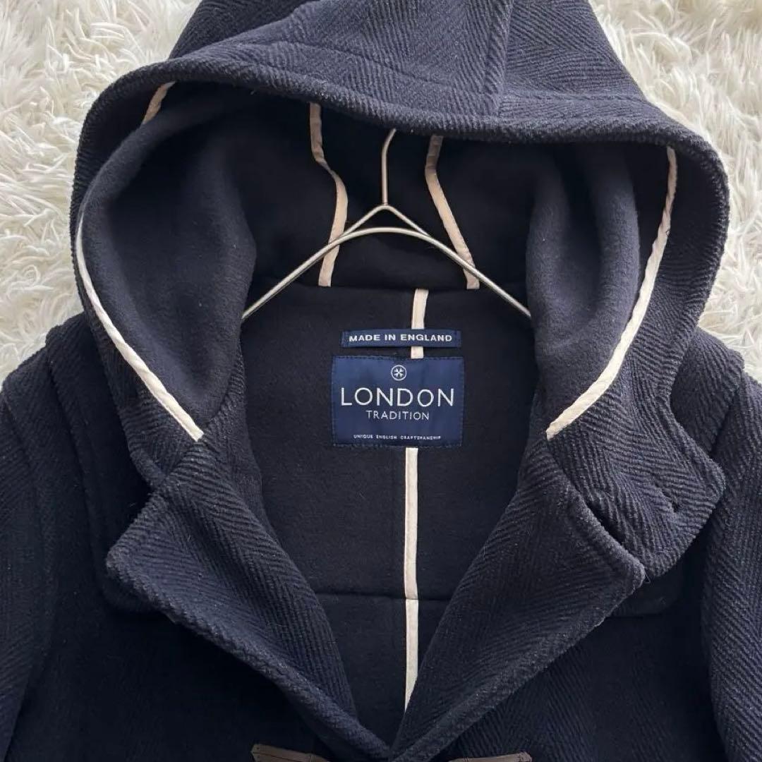 LONDON TRADITION✖️EDE & RAVENSCROFTダッフル 紺