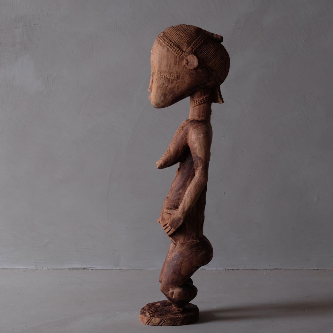古いアフリカの木像　アンティーク プリミティブ バウレ族 バマナ族 ドゴン族