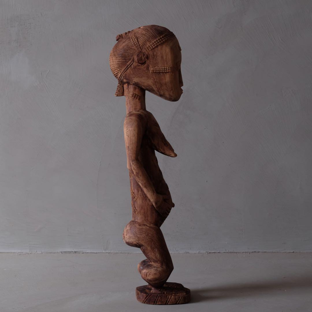 古いアフリカの木像　アンティーク プリミティブ バウレ族 バマナ族 ドゴン族