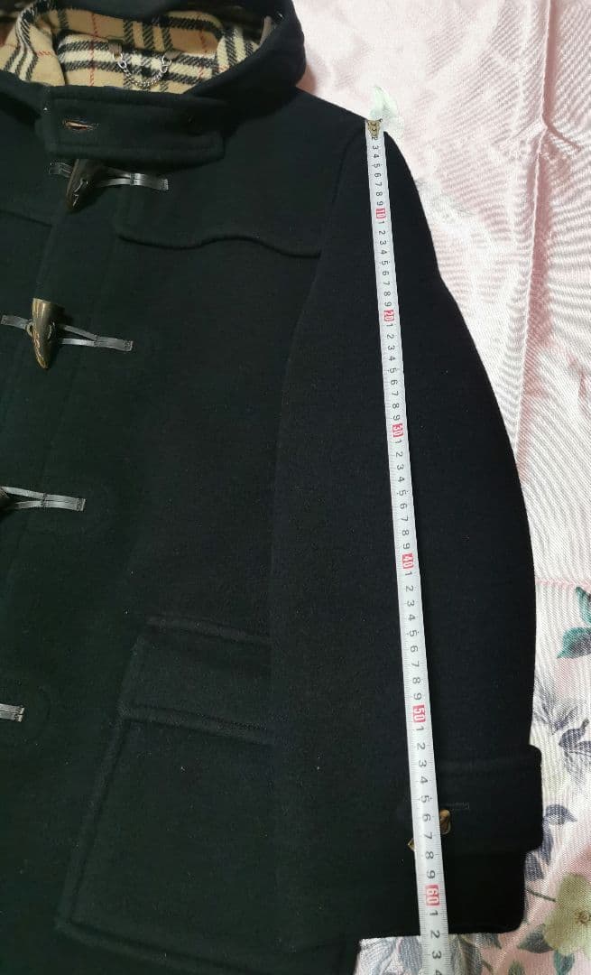 バーバリー　Burberrys　ウール ダッフルコート ノバチェック 英国製