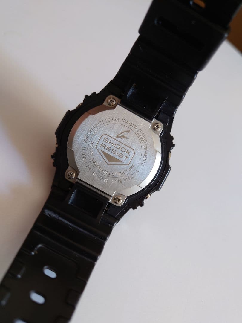 【美品】G-SHOCK CASIO GW-M5610 電波ソーラー 反転液晶