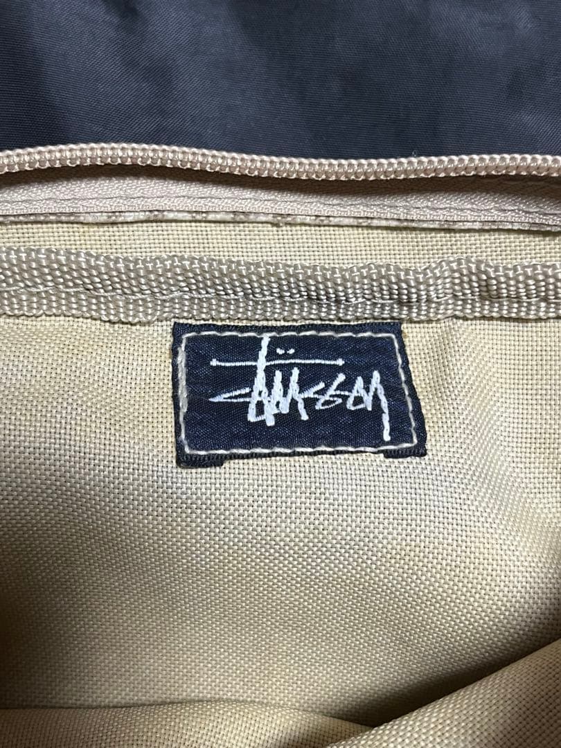 希少 90s 紺タグ OLD stussy ショルダーバック 裏原 ギミック