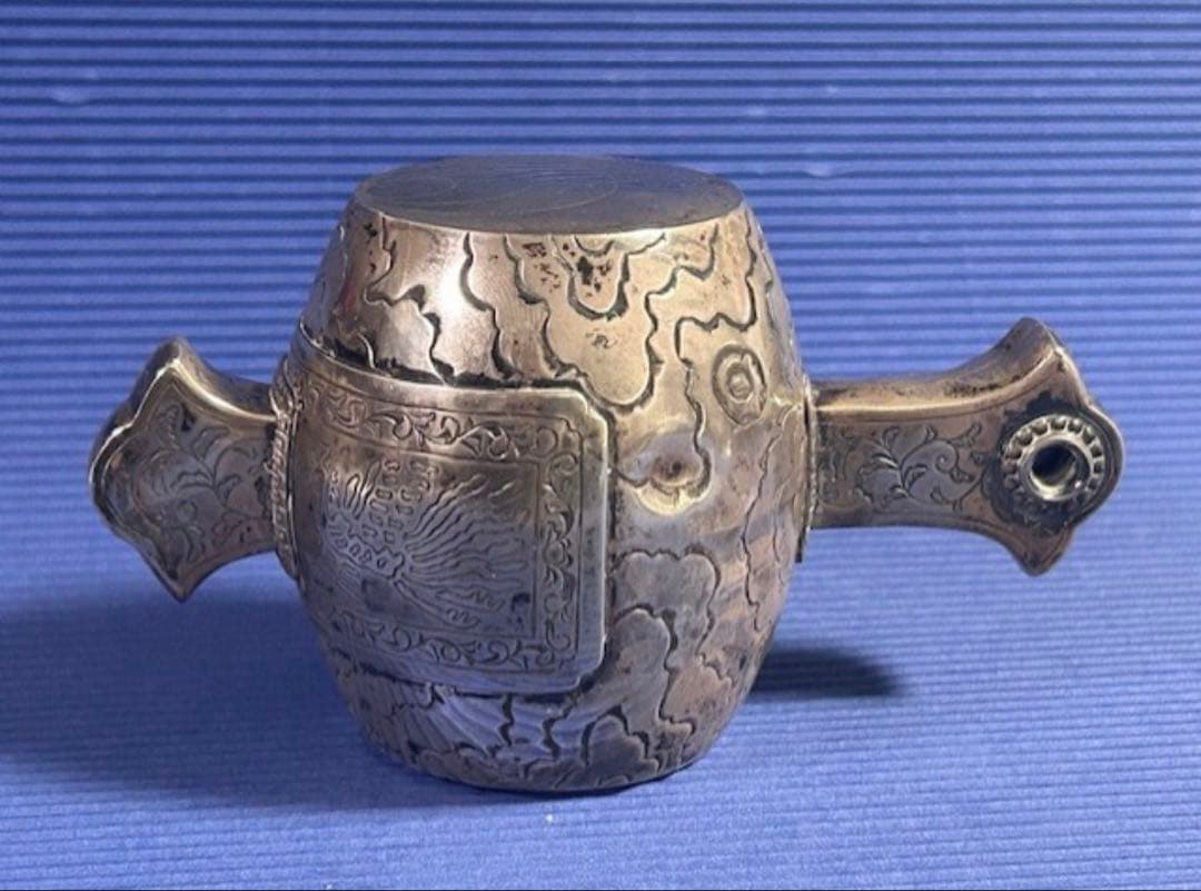 縁起物 純銀 打ち出の小槌　113.7g　開運 鑑定済み