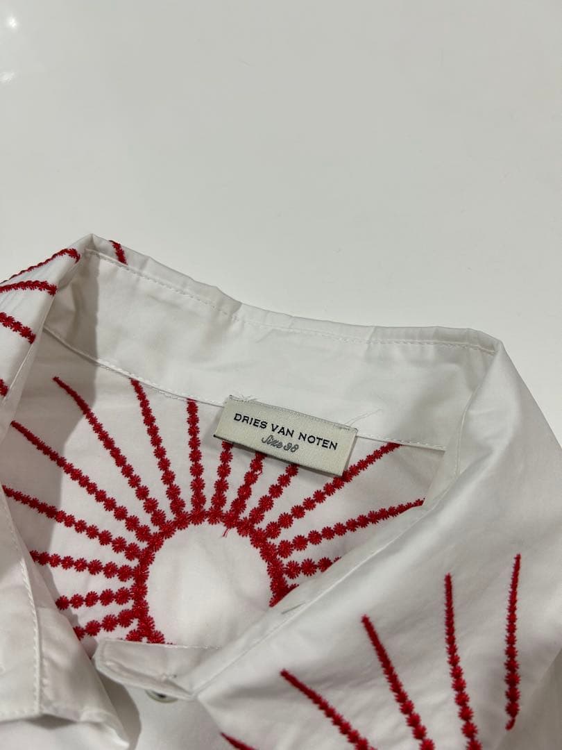 【B品特価】DRIES VAN NOTEN／ドリスヴァンノッテン／刺繍シャツ