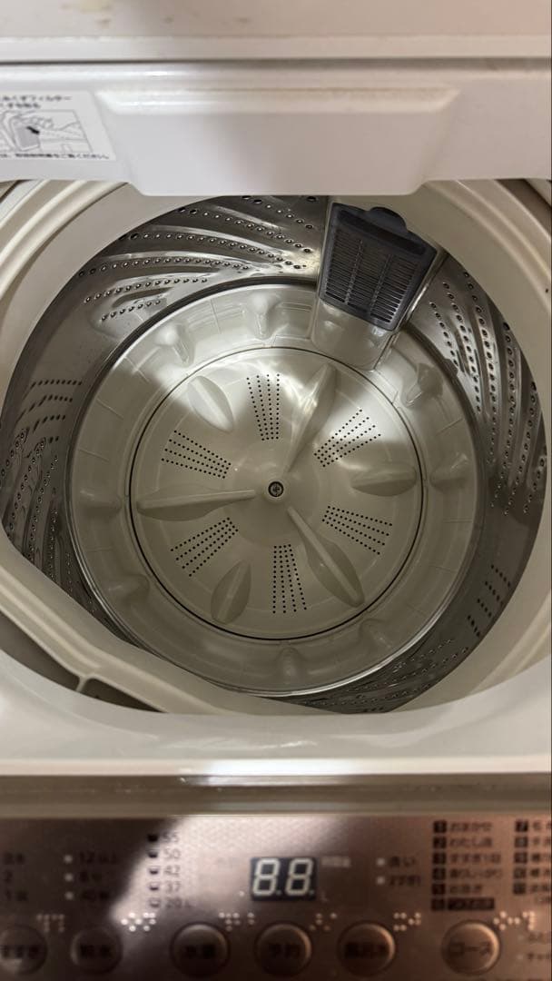 [送料込]洗濯機パナソニック NA-F70PB10 7.0kg 2017年製WH