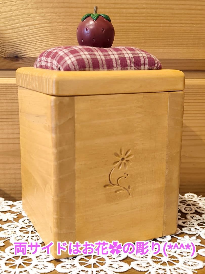 ⭐アメリカンカントリー雑貨♥️りんご∗ハート∗いちごのミニキャニスター３個セット