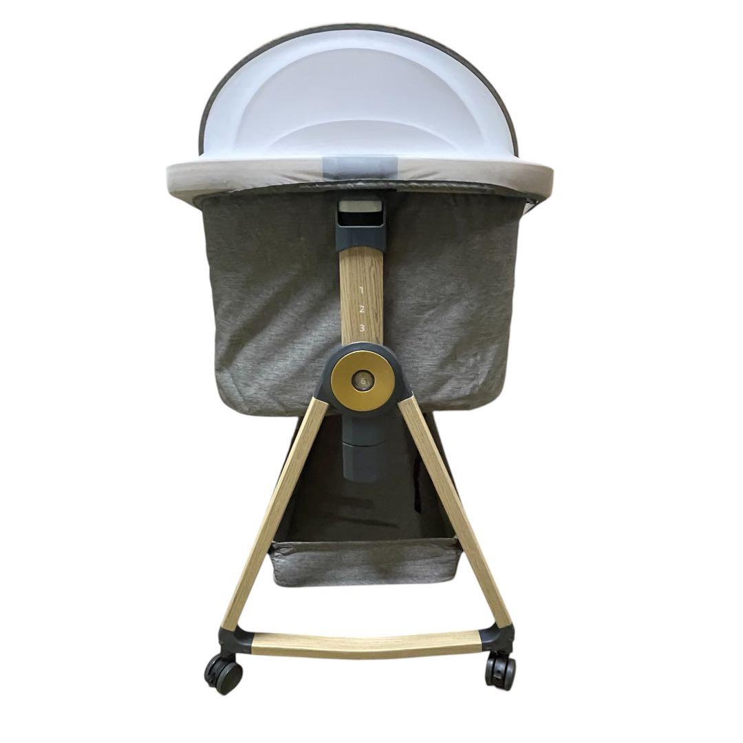 HZDMJ ベビーベット グレー 蚊帳付き 袋付き