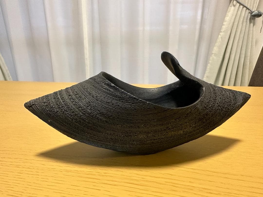 燻黒螺法器 備前焼 石田和也 KAZUYA ISHIDA