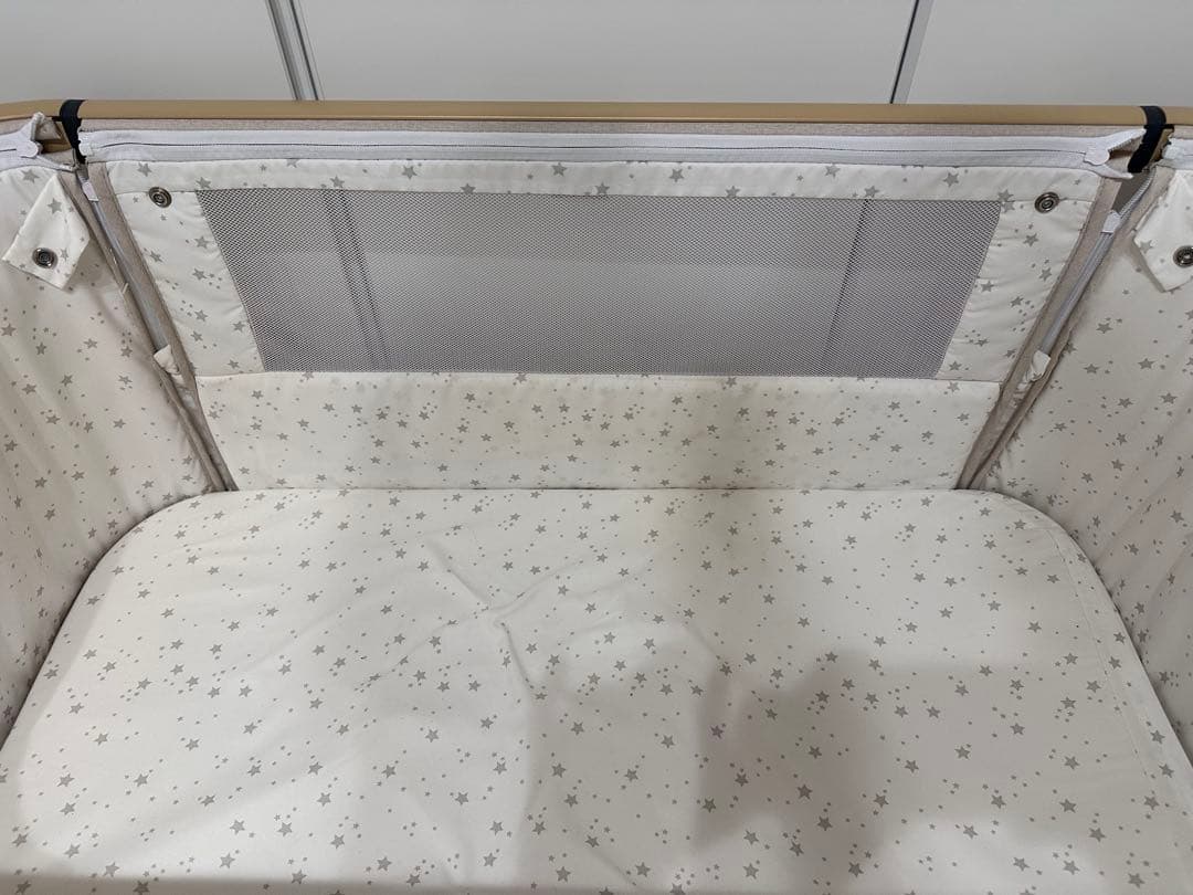 HZDMJベビーベッド(ベージュ)