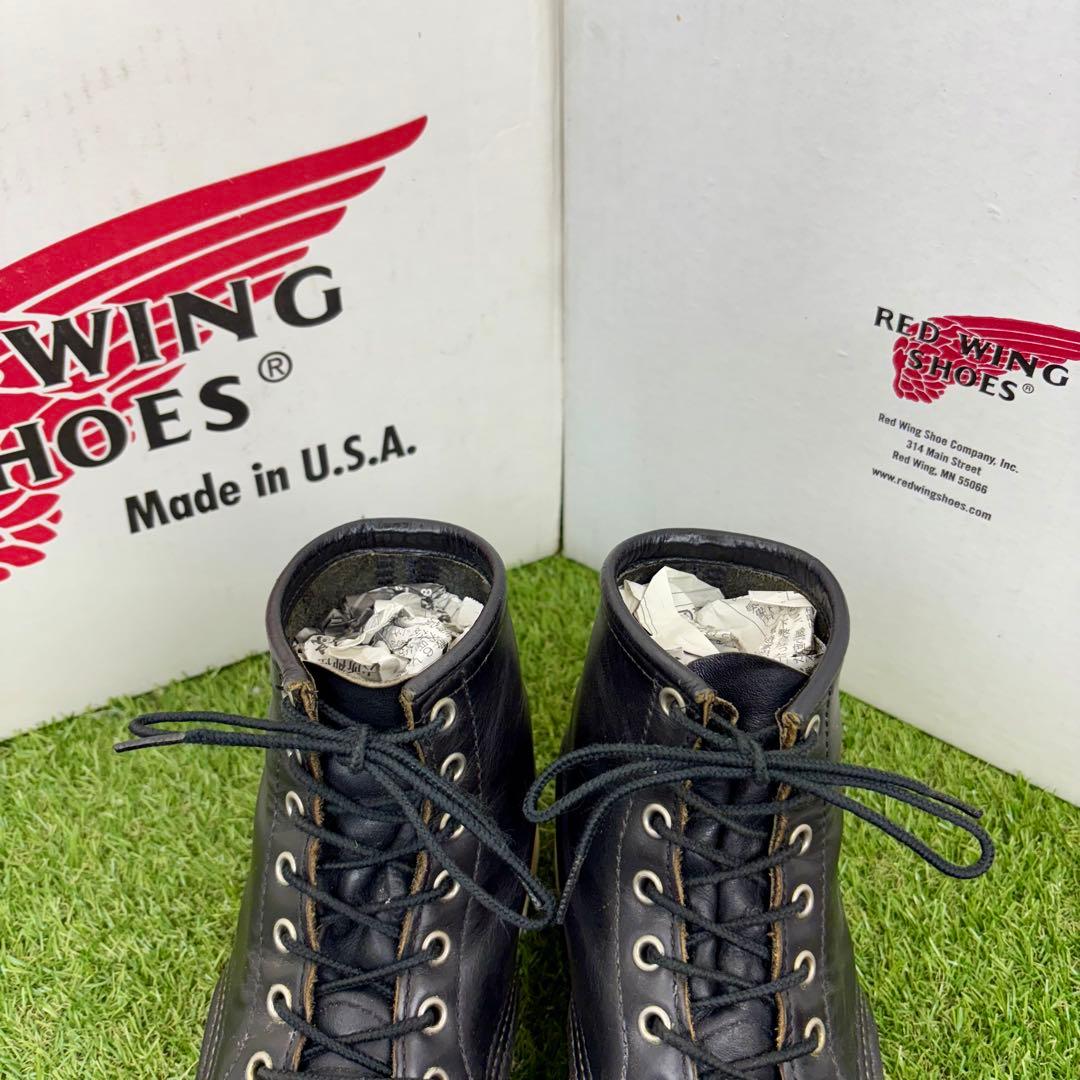 【安心品質0629】茶芯8179レッドウイング送料無料US6.5E廃盤ブーツ