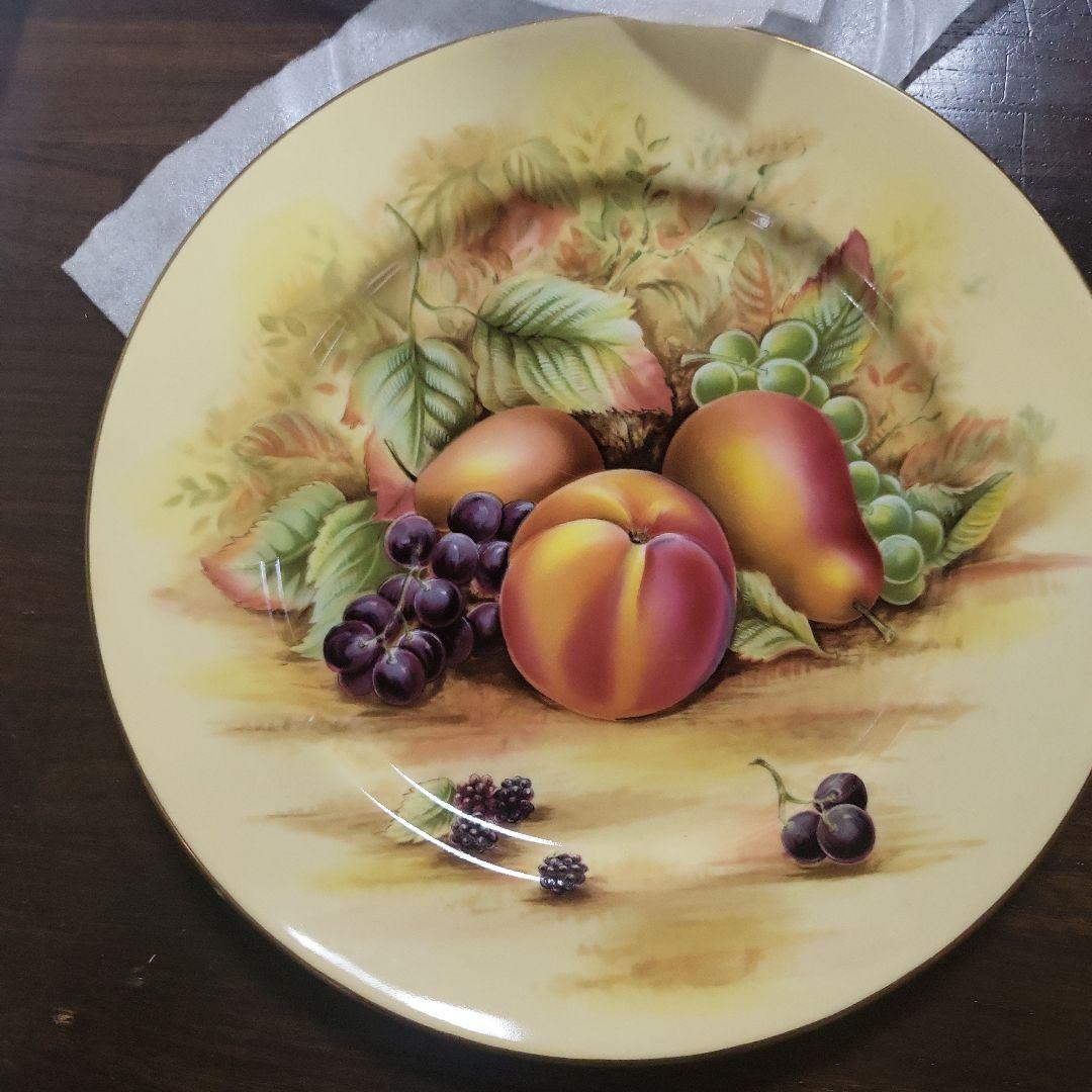 希少、廃盤エインズレイ　イギリス製オーチャードゴールド　お皿セット