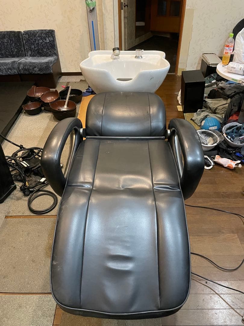 タキガワ RS-001 シャンプーチェアとTOTO シャンプー台 スタリオンⅡA