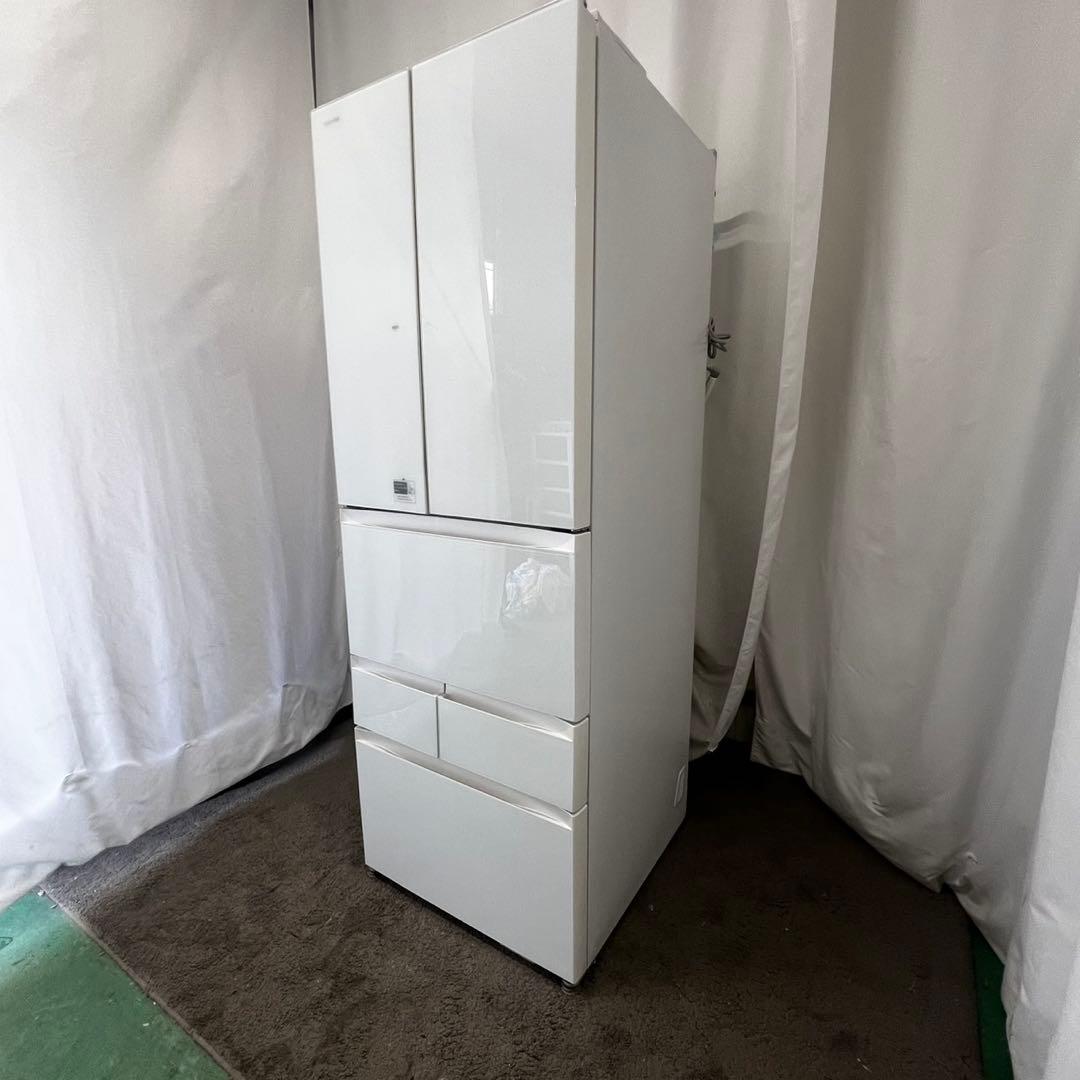 121 東芝　冷蔵庫　大型　500ℓ級　フレンチドア　白　中古　設置無料　安い