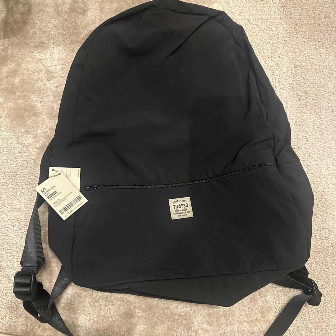 【新品タグ付き】TO&FRO リュック　ブラック