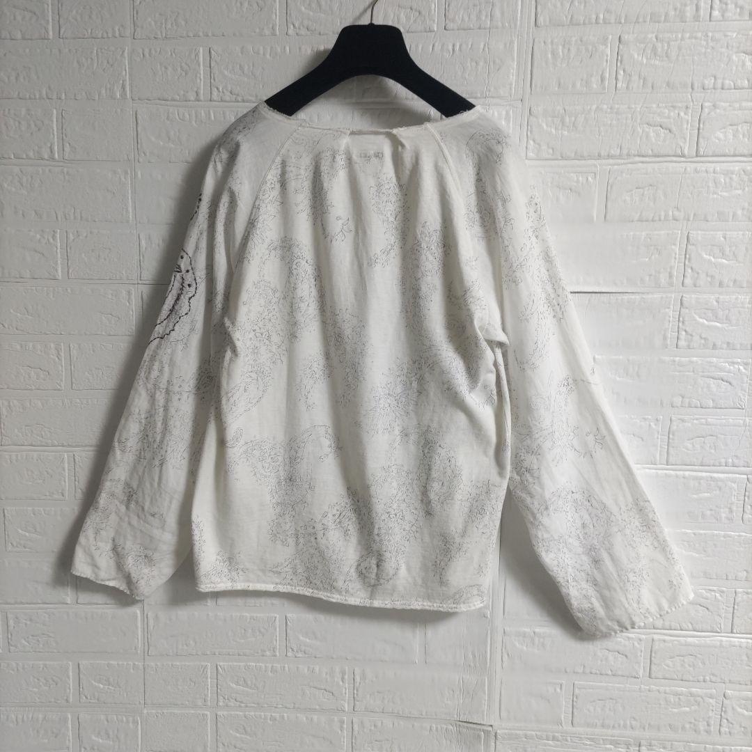 KAPITAL　キャピタル　刺繍　シャツ　 カットソー 　ペイズリー　トップス