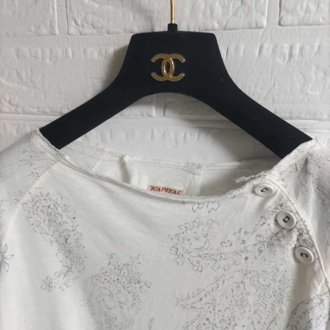 KAPITAL　キャピタル　刺繍　シャツ　 カットソー 　ペイズリー　トップス