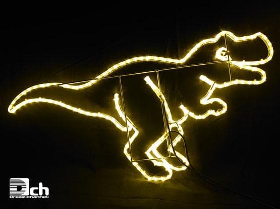 ティラノサウルス 恐竜 イルミネーション モチーフ ライト 屋外使用可能