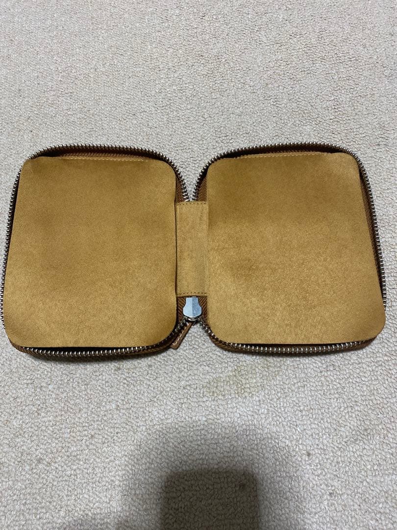 Galen Leather のレザージップペンケース10本収納タイプ