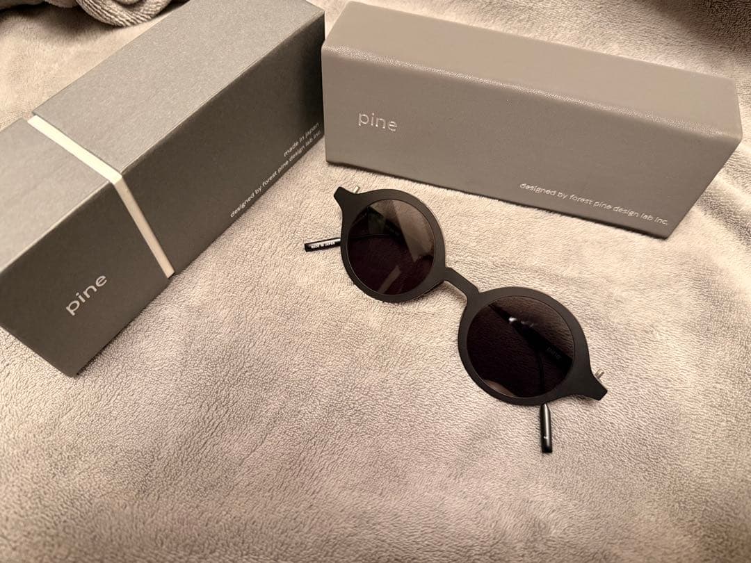 新品同様 pine 1041 パイン サングラス メガネ 日本製眼鏡
