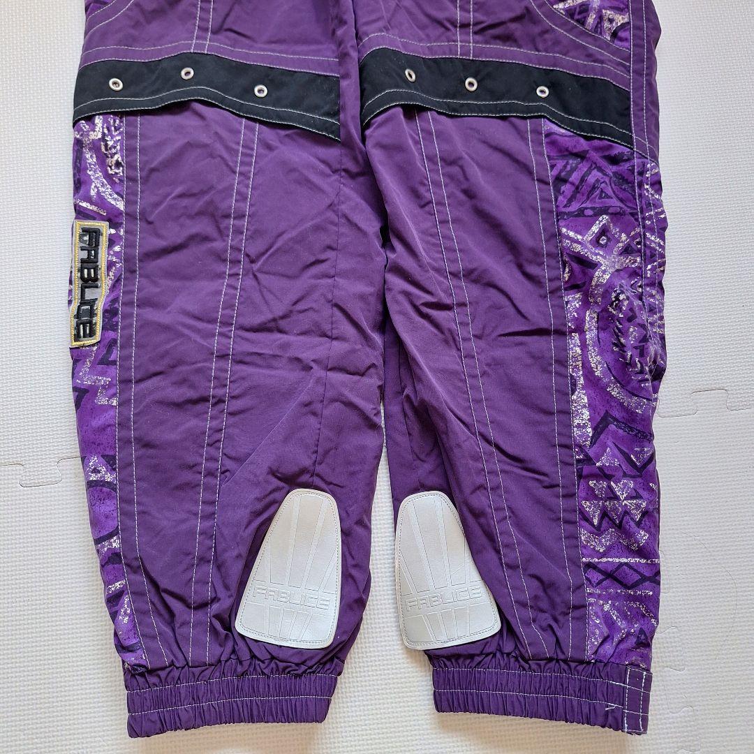 【FABLICE】スキーウェア上下 メンズ 紫 セット