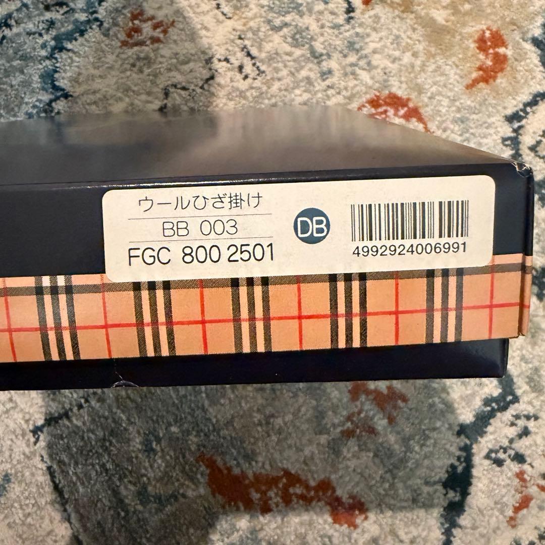 Burberry ウール ひざ掛け ラム入り